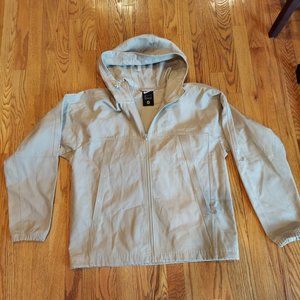 Nike Sportwear Men's Hooded Canvas Jacket Size M Stone